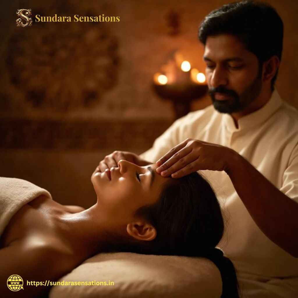 A soothing scalp massage designed to relieve tension and provide relaxation.
